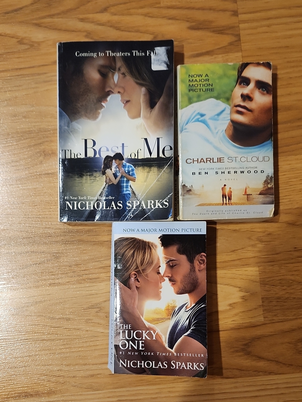 Set of 3 Nicholas Sparks Books For Sale-$8 For All 3!
